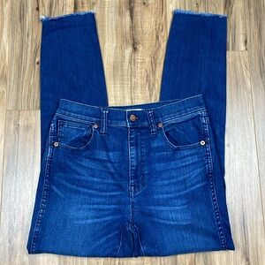 Madewell 10” High-rise Skinny Skinny Bradshaw Wash Blue Jeans, Size 27